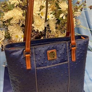 Dooney & Bourke Small Lexington Ostrich Shopper